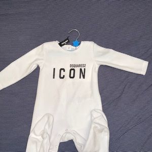 Dsquared2 icon footie Onesie